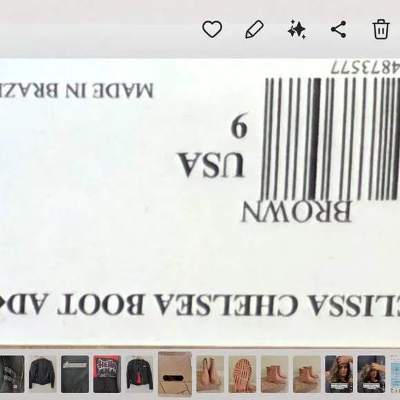 MELISSA Chelsea Boot ZIZE 9 - Picture 8 of 8